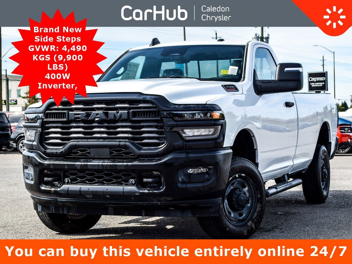 2026 RAM 2500 Tradesman 4x4 Reg Cab 8' Box 3 Passenger 12Display