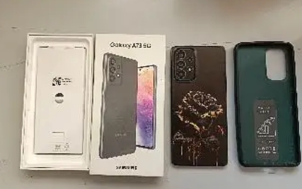 سامسونج جالكسي إيه 73، 5 جي، سعة 256 جيجابايت، ذاكرة وصول عشوائي 8+8 جيجابايت
