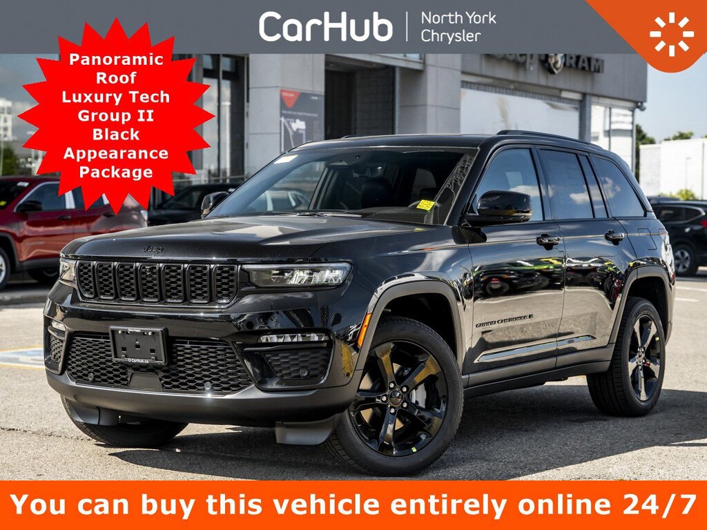 2025 Jeep Grand Cherokee Limited 4x4 Panoroof Luxury Tech Group II Trailer