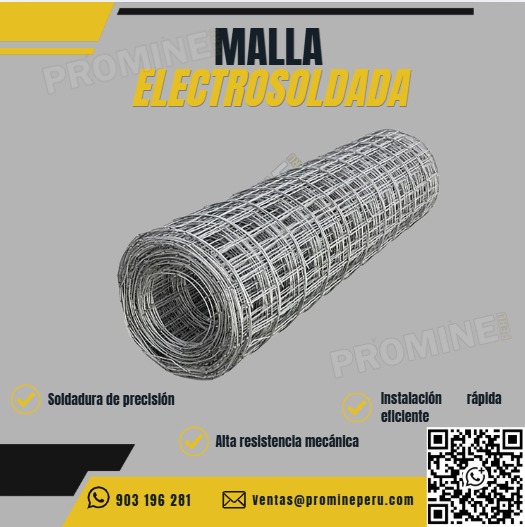 Proveer Malla Electrosoldada para Refuerzo y Estabilidad