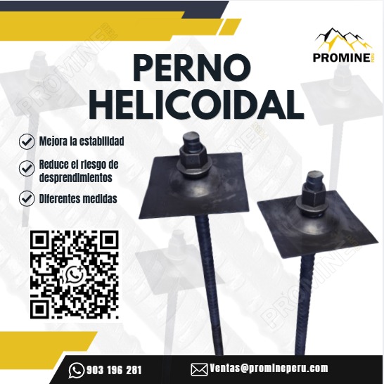 Servicio de Pernos Helicoidales para Minería con Experiencia