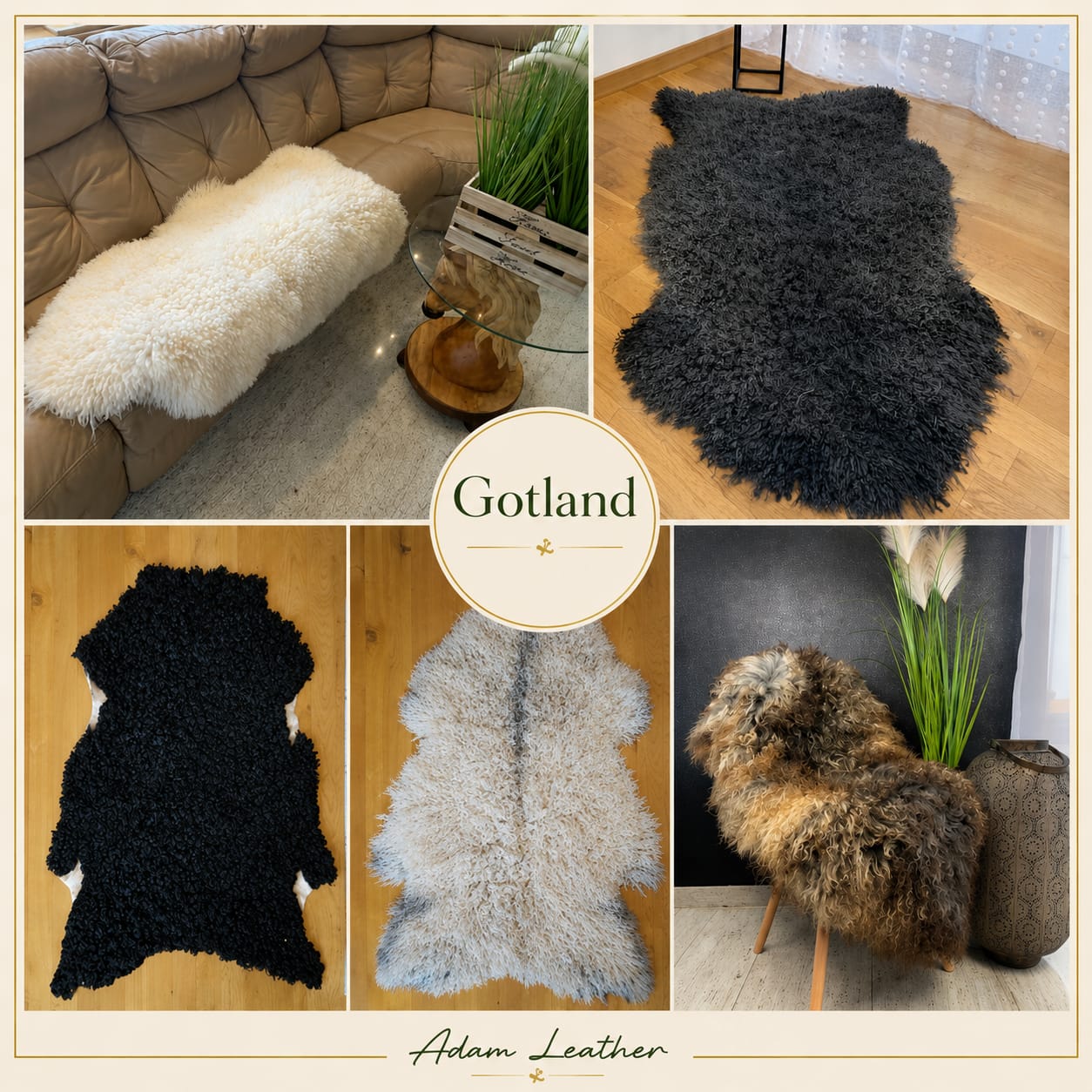 Gotland Sheepskin Rug - Natural & Unique For Sale