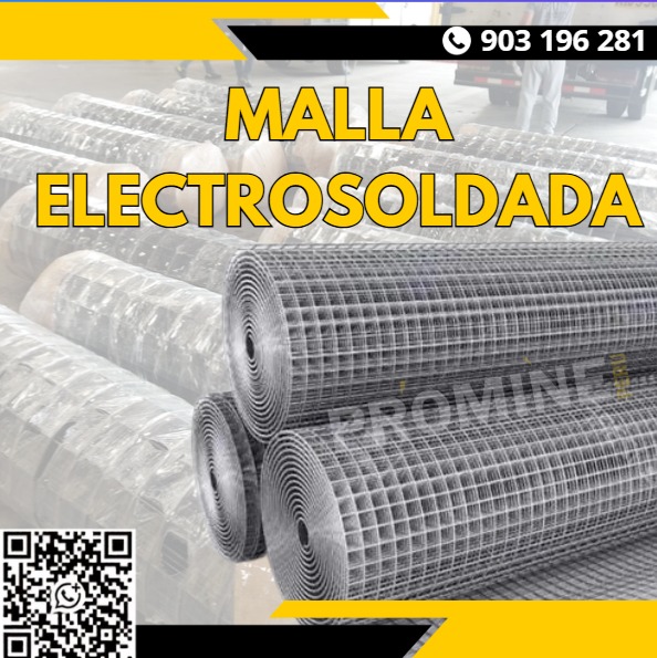 Servicio de suministro de mallas electrosoldadas para sostenimiento