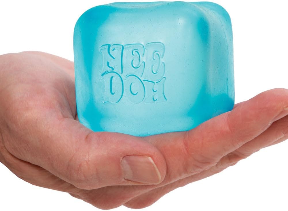 Schylling NeeDoh Nice Cube Sensory Squeeze Toy with Super Solid Squish 2.25" Cube63700952593411123