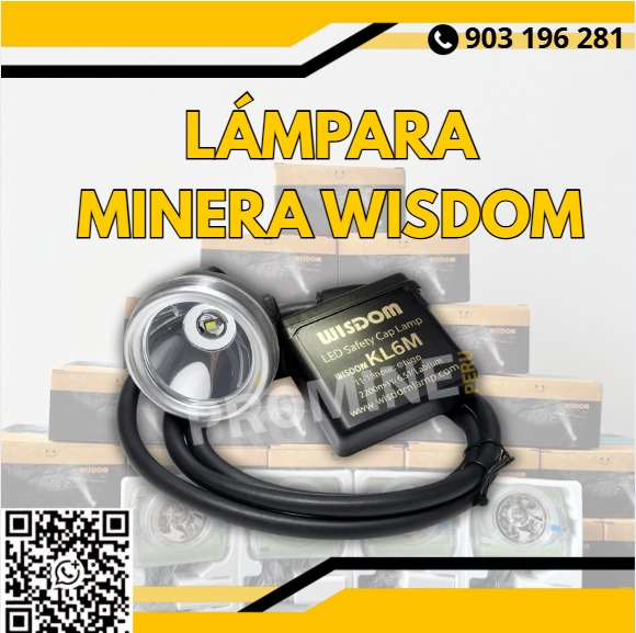 Venta de lámpara minera con batería de alta autonomía