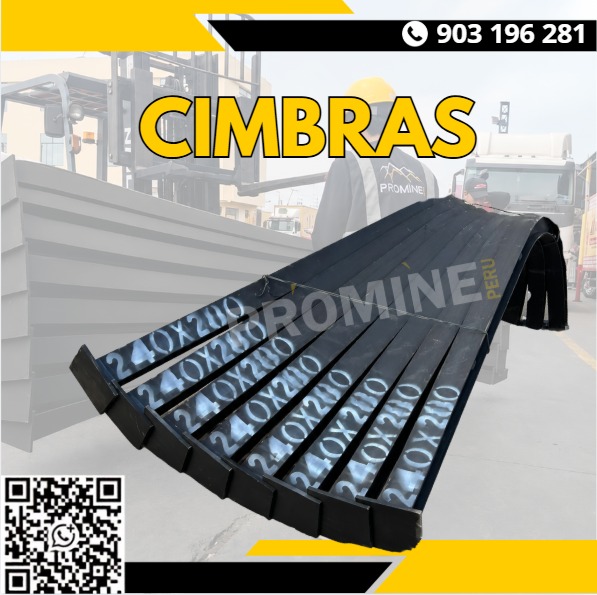 Servicio de suministro de cimbras de acero estructural