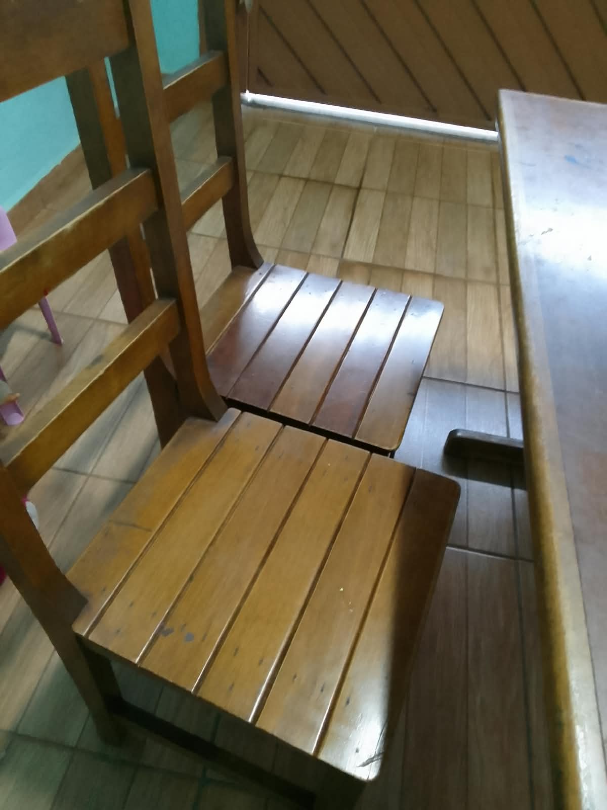 Solid Wood Dining Table and Chair Set