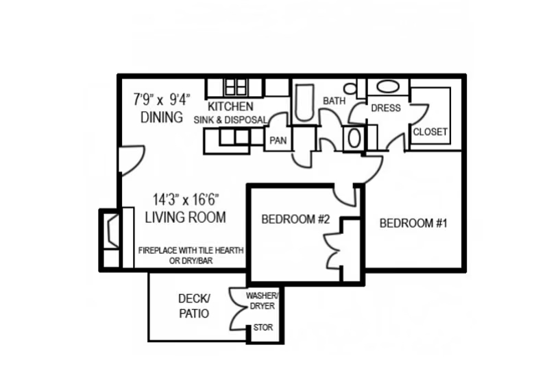 Stoney Ridge, Austin  2 Beds 1 Bath