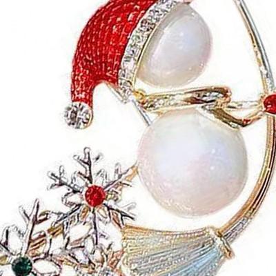 Christmas Brooch Pin for Women Pin Birthday Gift Daily Decoration Festival64552286741633121