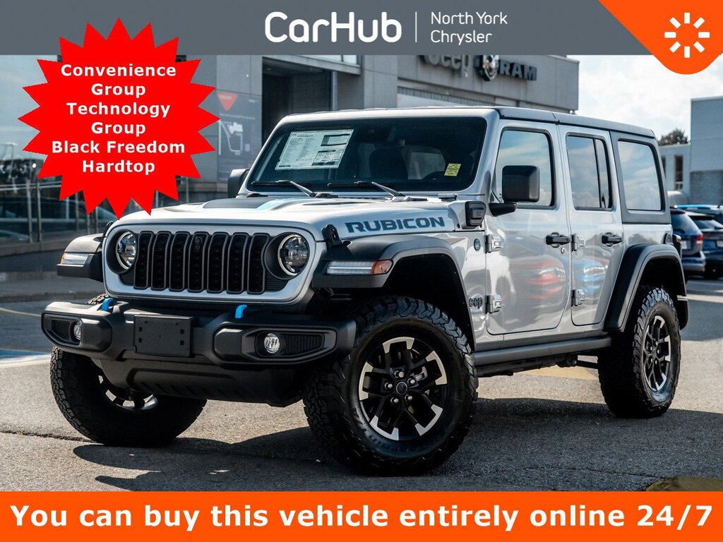 2024 Jeep Wrangler 4xe RUBICON Convenience Group Technology Group Black