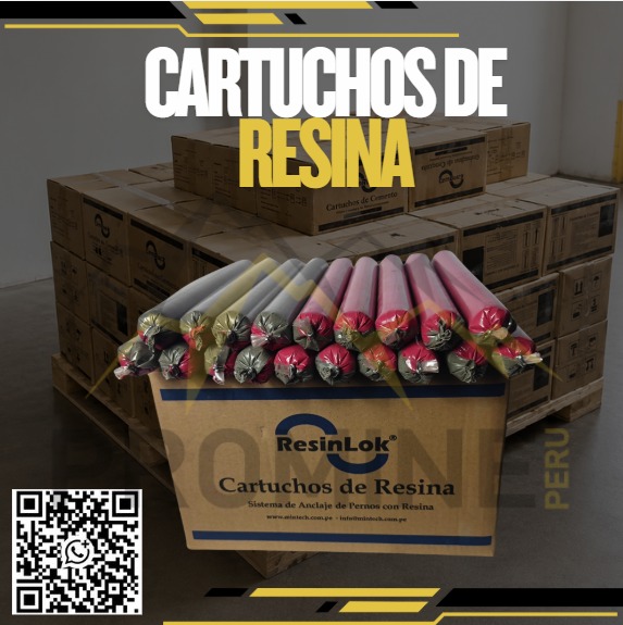 Servicio de Cartuchos de Resina para Anclaje Minero