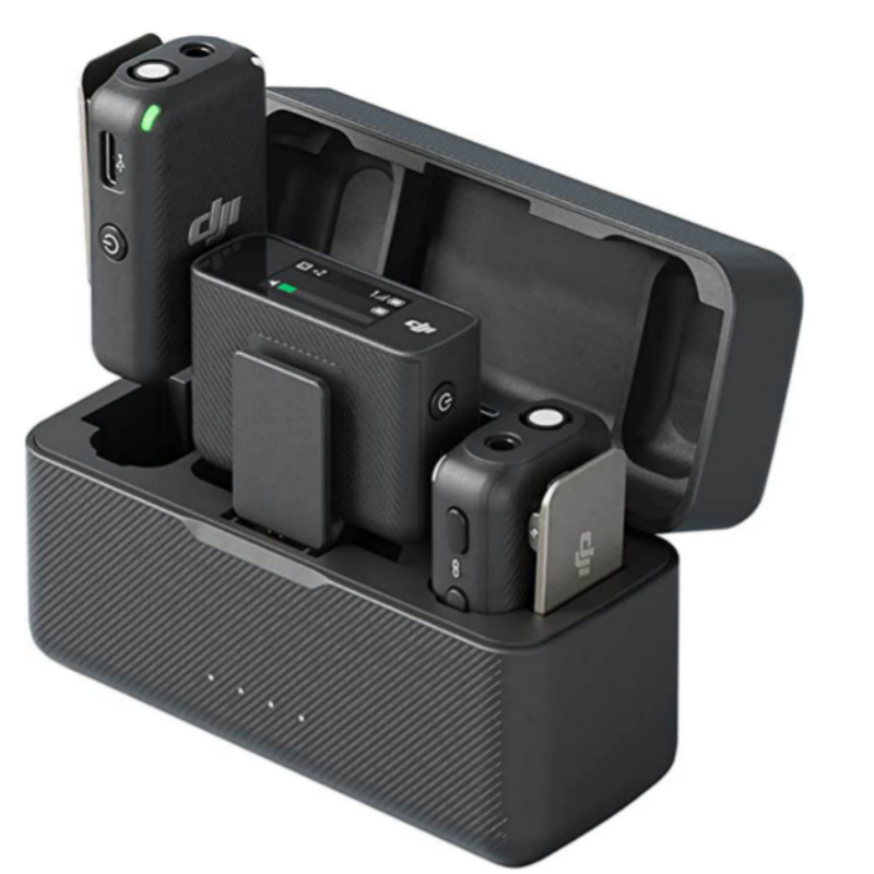$ 222.3 DJI Mic (2TX+1RX+Charging Case) Microphone 250m (820 ft.) Range 15-Hour Batte (Orig $249)63855950386689121