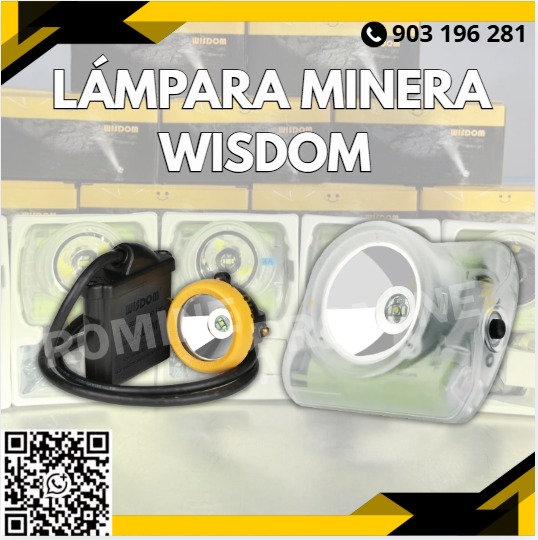 Servicio de venta de lámparas mineras inalámbricas