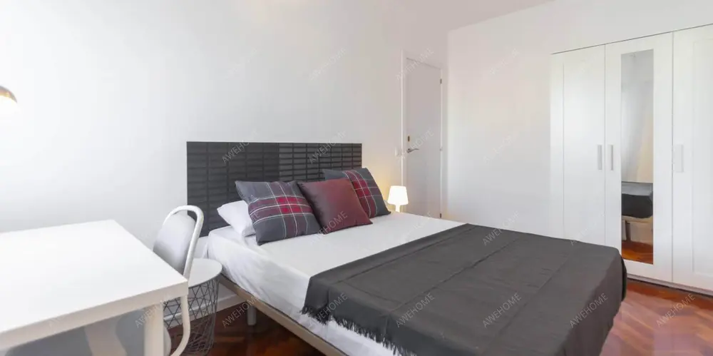 Confortable double bedroom close to Avenida de la Paz Metro
