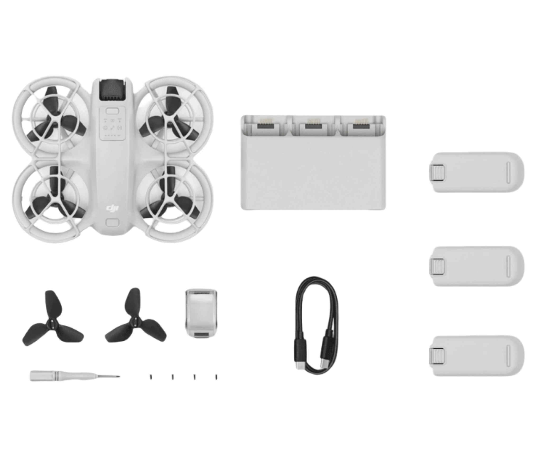 $258.6 DJI Neo Combo - Dron de Video Estabilizado 4K del Tamaño de la Palma de la Mano con 3 Baterías (Caja Abierta - Original 289)63855883856259122