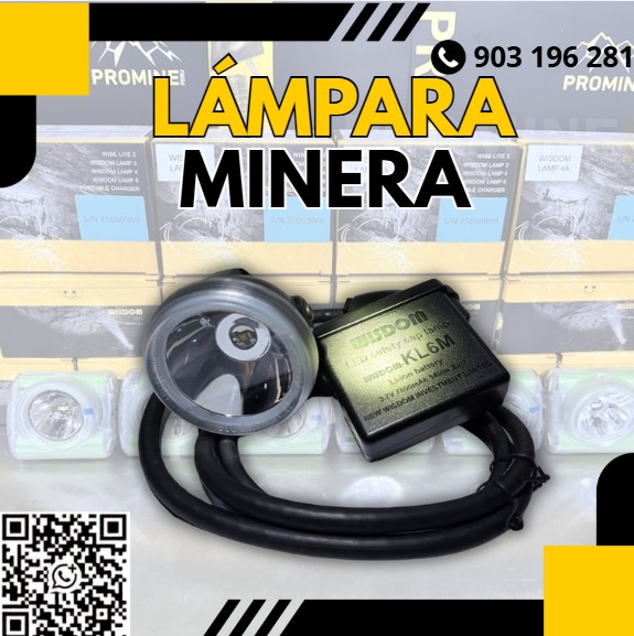 Venta de lámpara minera Wisdom con envío nacional