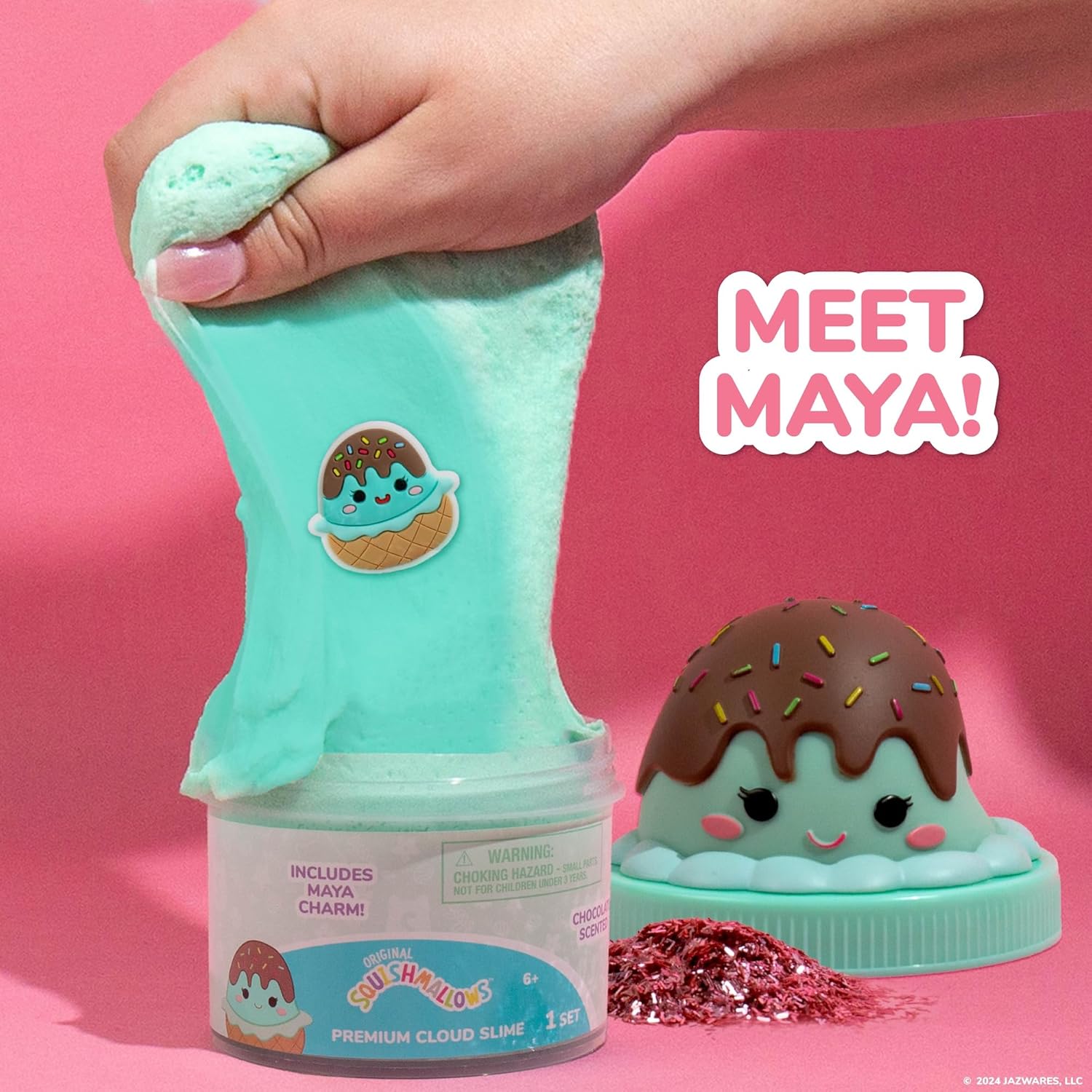 Maya The Ice Cream Premium Cloud Slime, Chocolate Scented for Kids 8-1263700691807875121