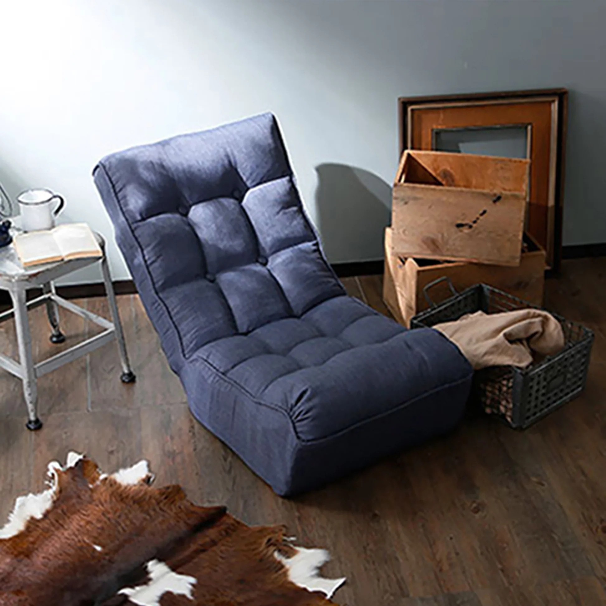 Silla reclinable individual, silla japonesa, sofá perezoso, tatami, balcón, silla reclinable, sofá de ocio, silla ajustable W2441779463921207558658120