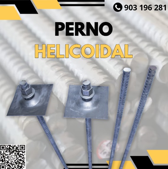 Servicio de asesoría técnica para pernos helicoidales