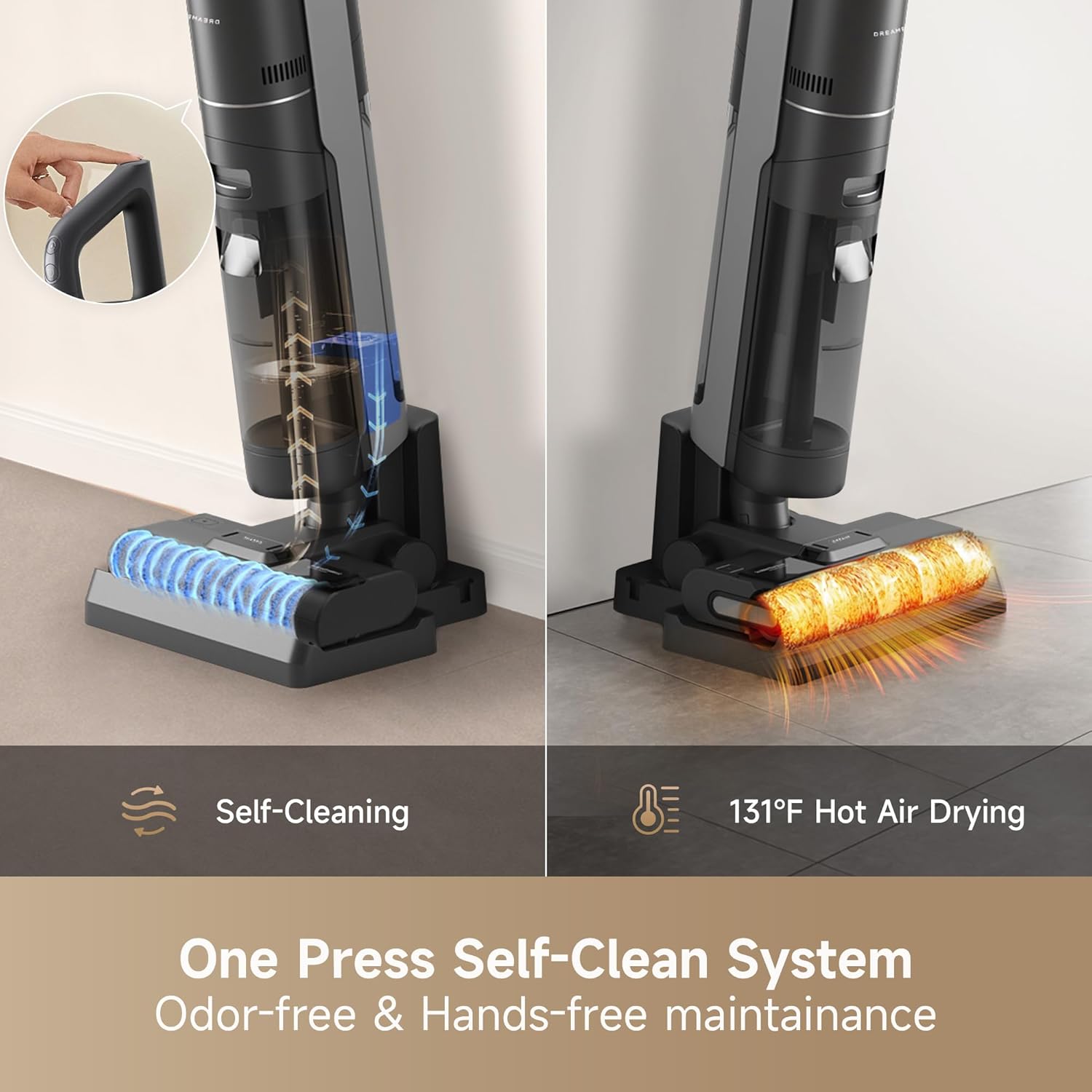 DREAME H12S Cordless Vacuum Mop Vacuum Wet Dry for Hard Floors (Open Box)64021331847681124