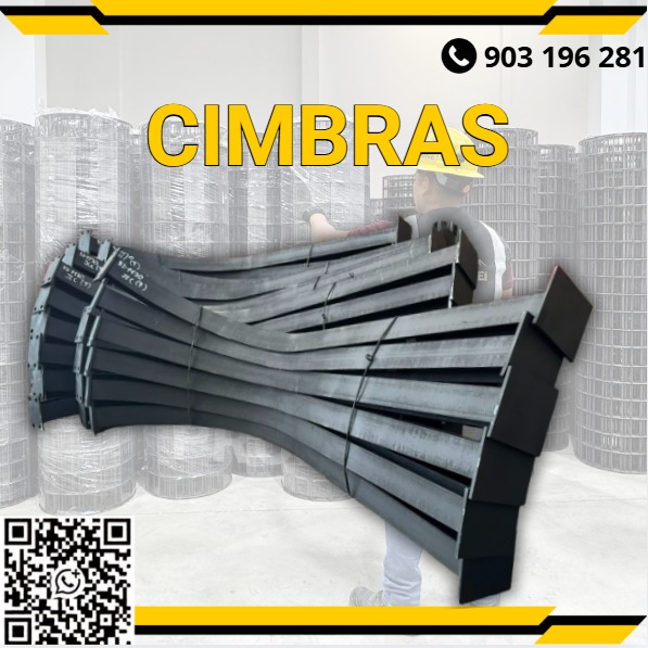 Servicio de suministro de cimbras metálicas para excavaciones