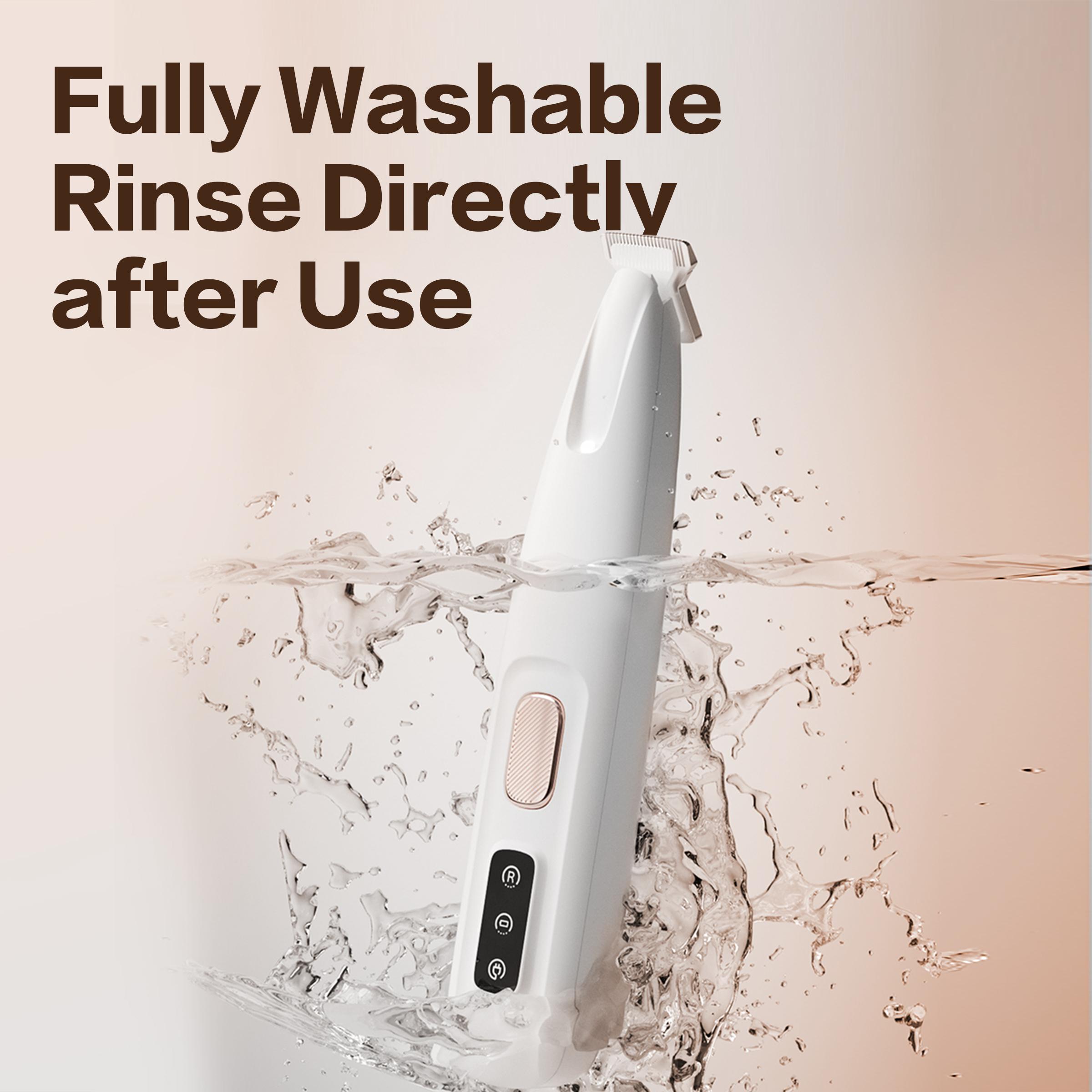 2025 New Pet Paw Trimmer 1Pack,Rechargeable Quiet Hair Trimmer for Pets,Professional Pet Grooming Kit - Cordless Waterproof Clippers with LED for Precision Trimming,Ideal for Home Grooming pet hair64541547159811121