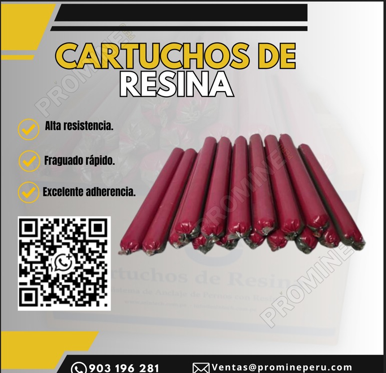 Proporcionamos Cartuchos de Resina de Alta Resistencia y Adherencia