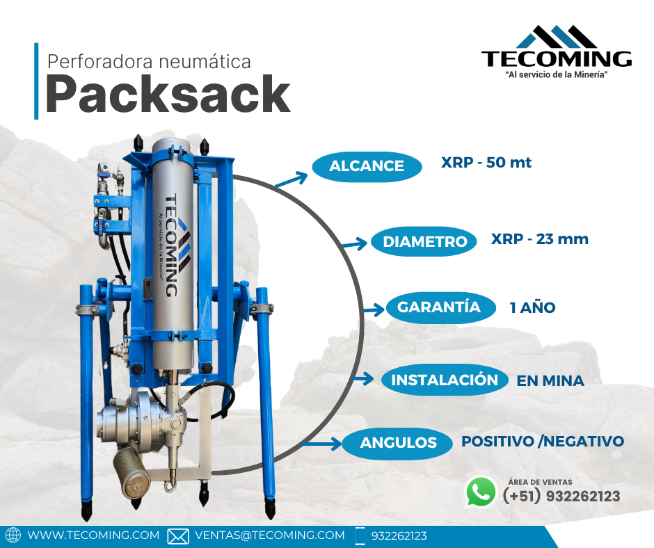 Servicio de Perforación Diamantina Packsack TMG 50
