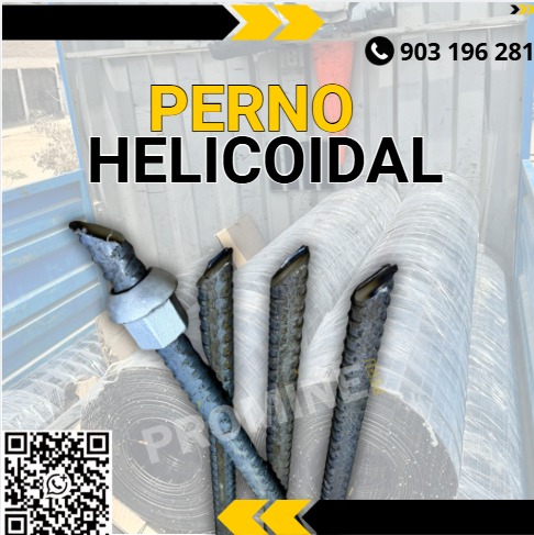 Venta de Pernos Helicoidales de Acero con Envíos Nacionales