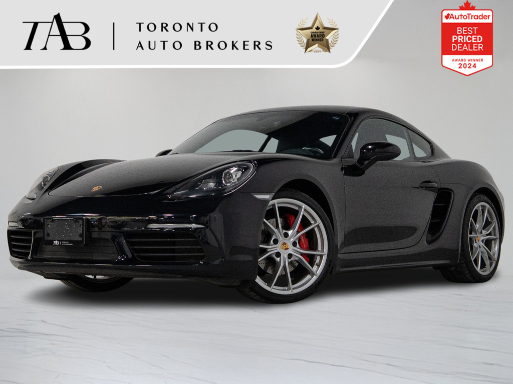 2018 Porsche 718 Cayman S BOSE 20" WHEELS SPORT SEATS