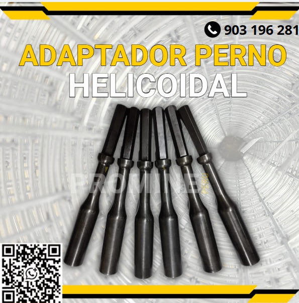 Sale of adapters for mining helical bolts
