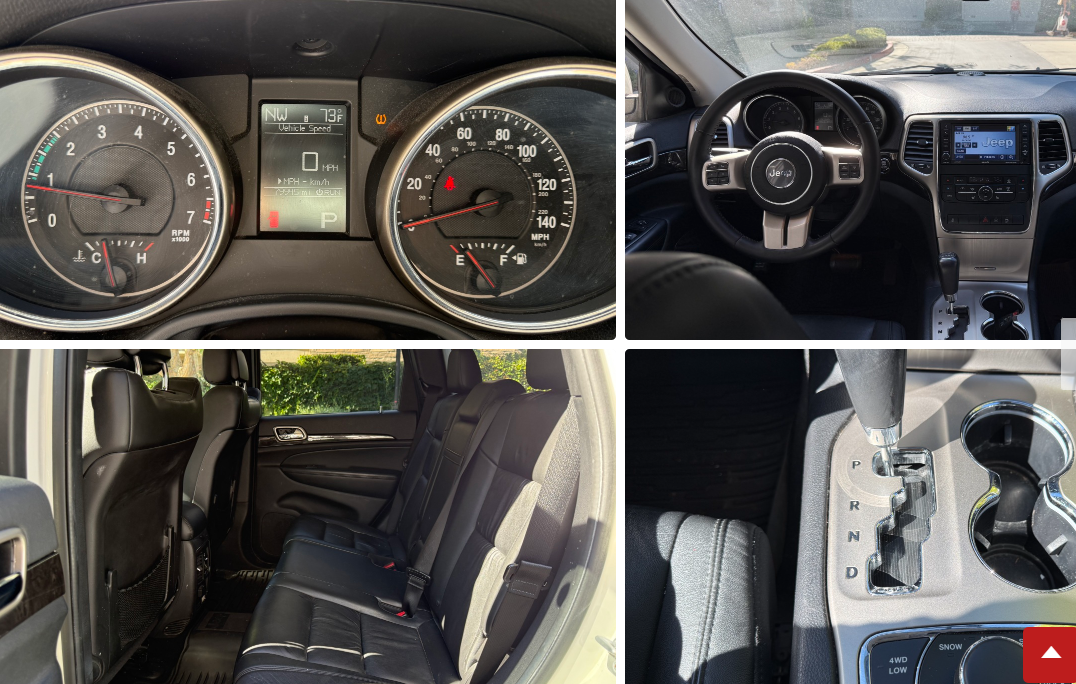 2012 JEEP Grand Cherokee Laredo63702064265731121