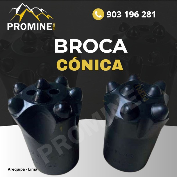 Servicio de Brocas Cónicas para Perforación Duradera