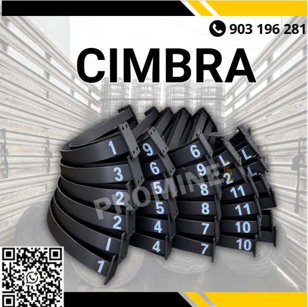 Servicio de suministro de cimbras metálicas de acero