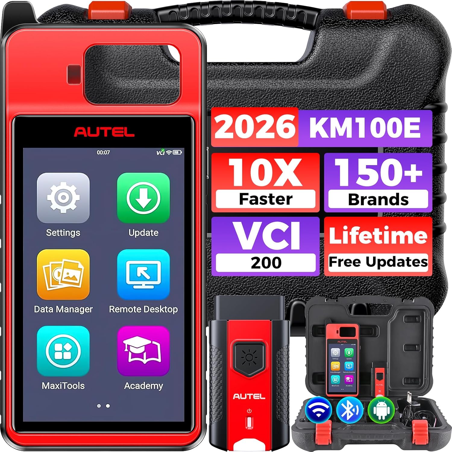 Escáner utel KM100E OBD2483763034910904320