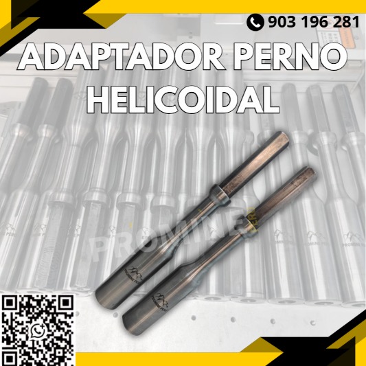 Venta de adaptadores para pernos helicoidales subterráneos