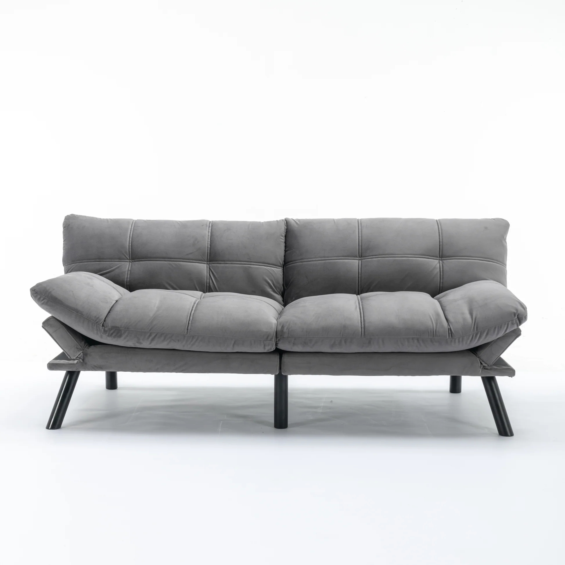 Light Grey Convertible Folding Modern sofa Bed W57012491263887390729219120