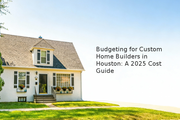 Budgeting for Custom Home Builders in Houston: A 2025 Cost Guide Budgeting for Custom Home Builders in Houston: A 2025 Cost Guide