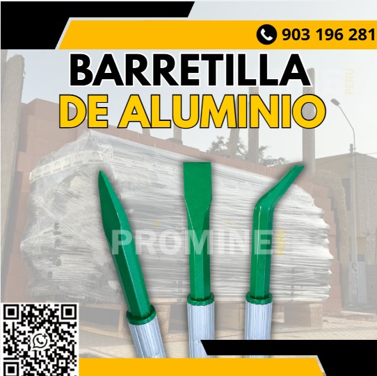 Venta de Barretillas de Aluminio con Puntas de Acero