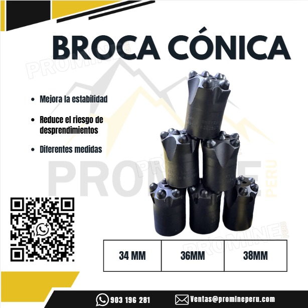 Conical Bit Service for Mining with Technical Advisory