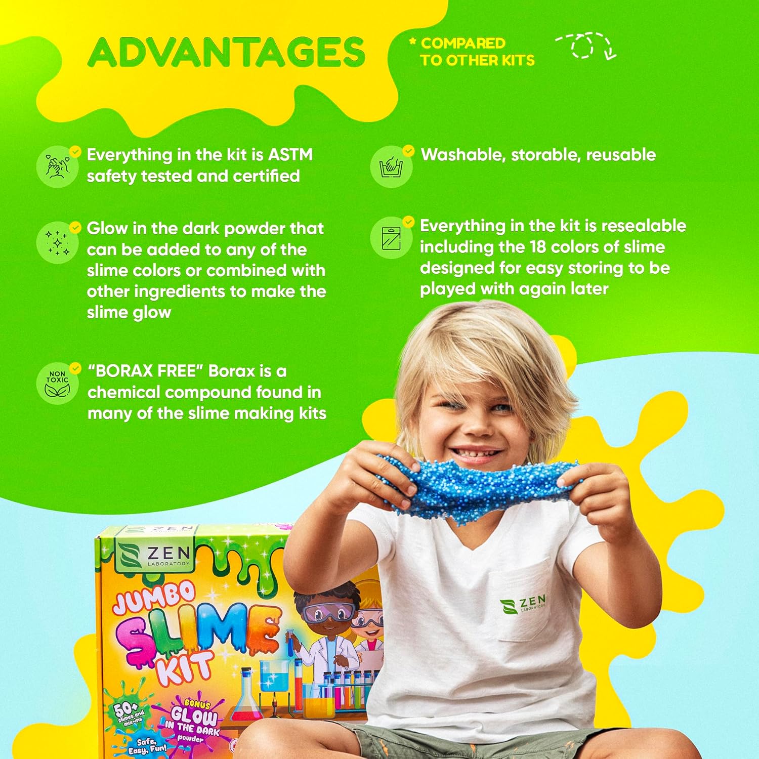 Kit de fabricación de slime Ultimate Slime DIY para niños de 7 a 12 años63700285022081122