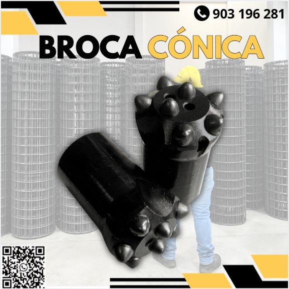 Venta de Brocas Cónicas de Carburo para Roca