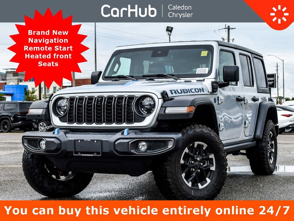 2024 Jeep Wrangler 4xe Rubicon 4 Door Freedom Top 12.3Display Convenience