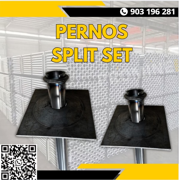Venta de Pernos Estabilizadores Split Set de Acero
