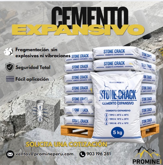 Servicio de Cemento Expansivo para Demolición Controlada