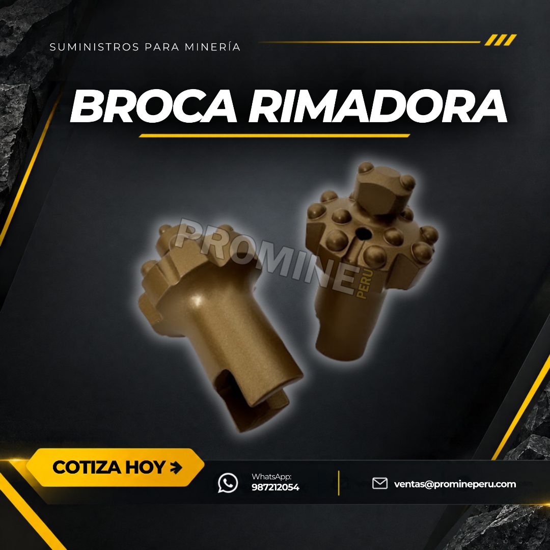 Servicio de brocas para minería con remachado especializado