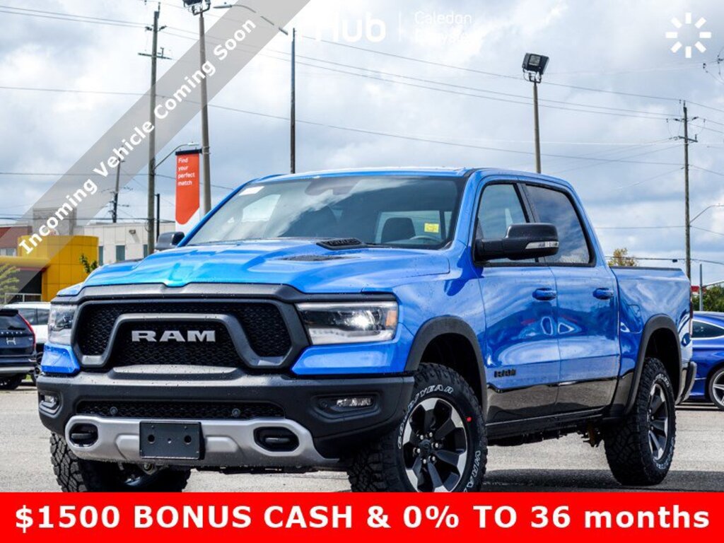 2026 RAM 1500 Rebel 4x4 Crew Cab 5'7 Box 12Display Blind Spot Na