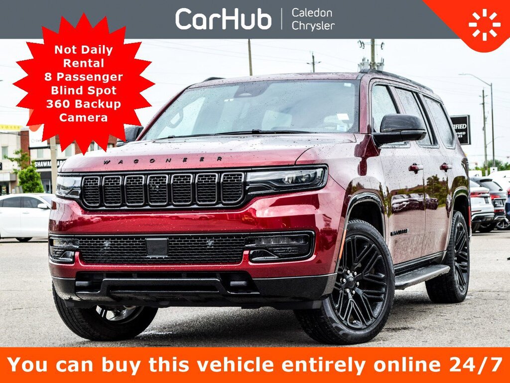 2024 Jeep Wagoneer Series II Carbide 8 Seater Pano Sunroof 22Alloy
