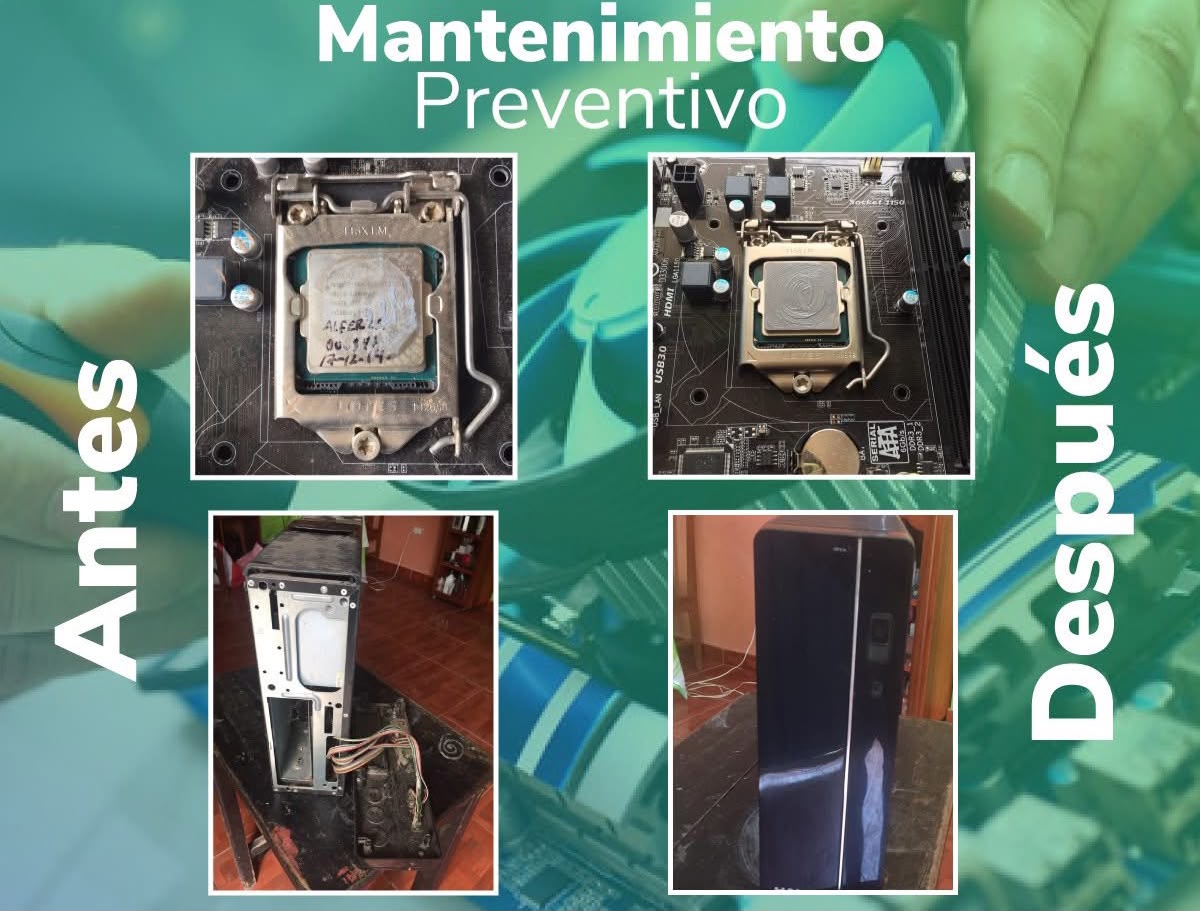 Servicio de mantenimiento preventivo para computadoras