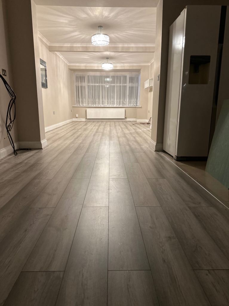 Laminate Herringbone Vinyl Flooring Fitter | Skirting Board installation | Handyman